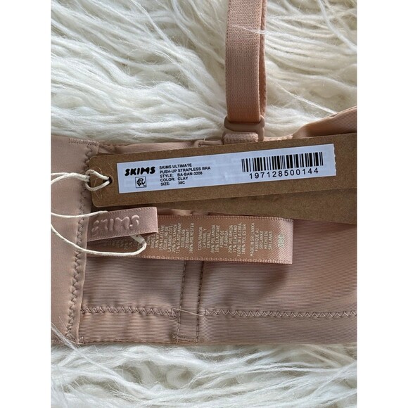 Skims Ultimate Strapless Pushup Bra Clay Size 38C - Picture 7 of 7